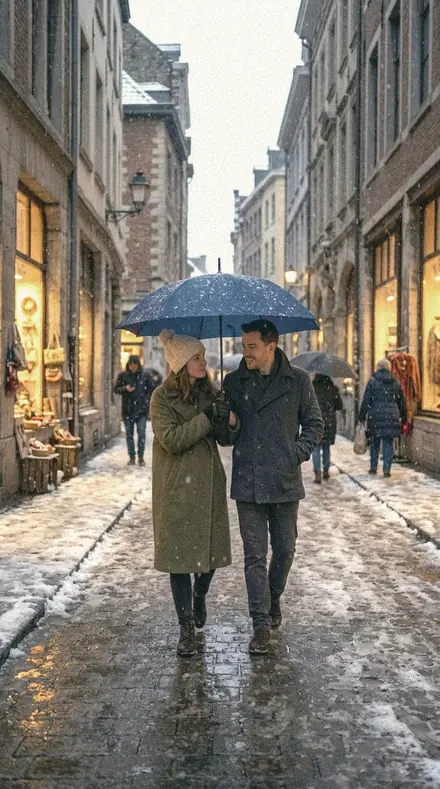Muted Shore applied to Snow street couple