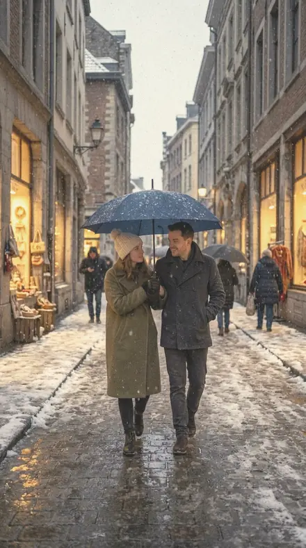 Old Brass applied to Snow street couple