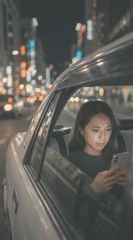 Haze Element applied to Taxi night window