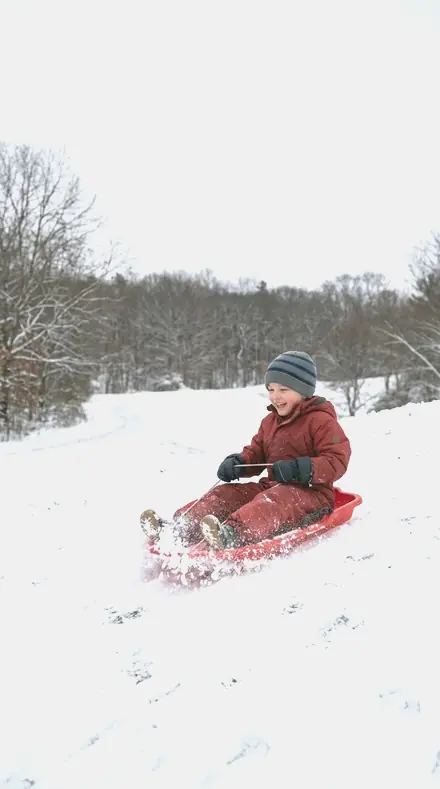 Lifted Floor applied to Child sledding