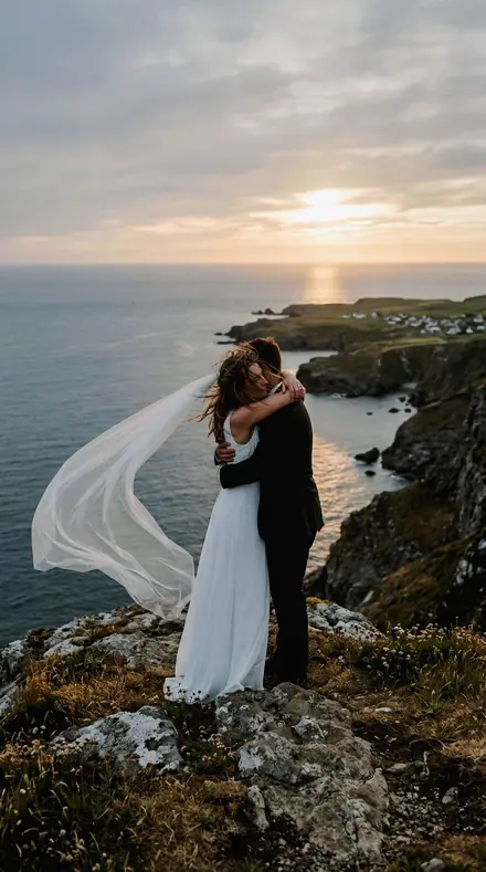 Ballast Stone applied to Cliff elopement