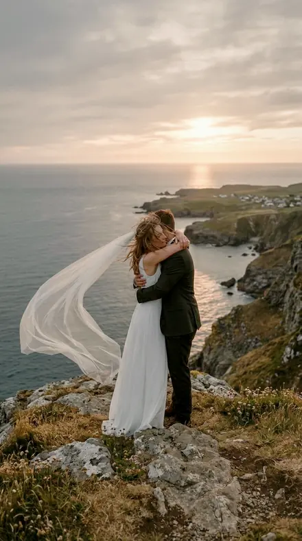 Kickoff Light applied to Cliff elopement