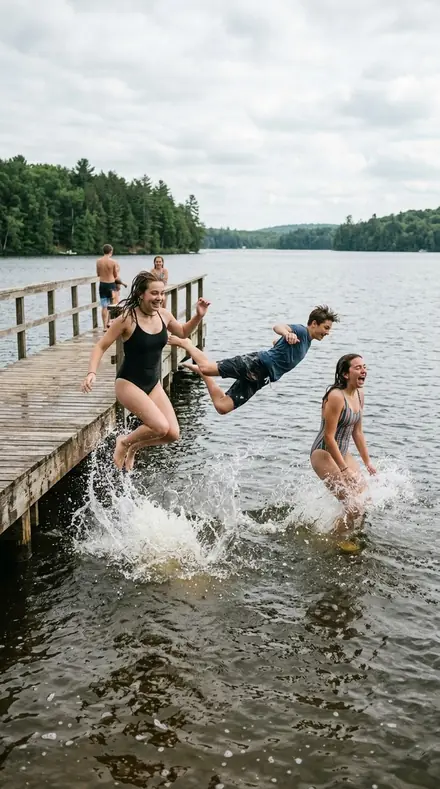 Before: Pier jump