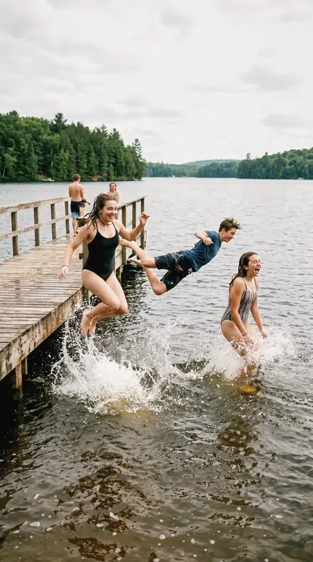 Linen Fold applied to Pier jump