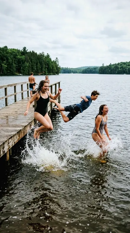 Ballast Stone applied to Pier jump