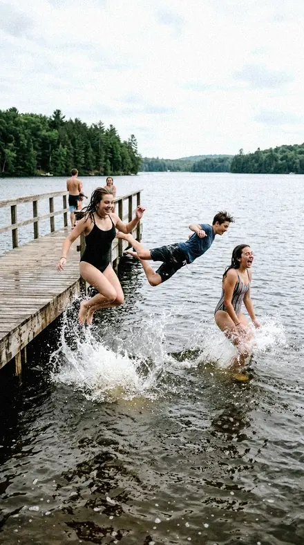 Sensor Calm applied to Pier jump