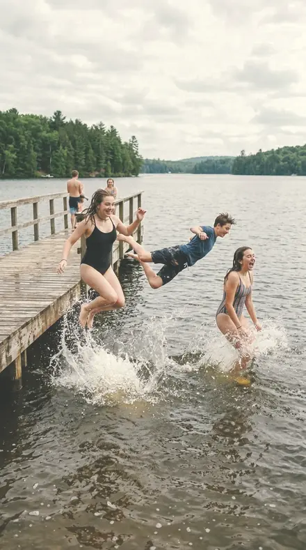Halation Rim applied to Pier jump