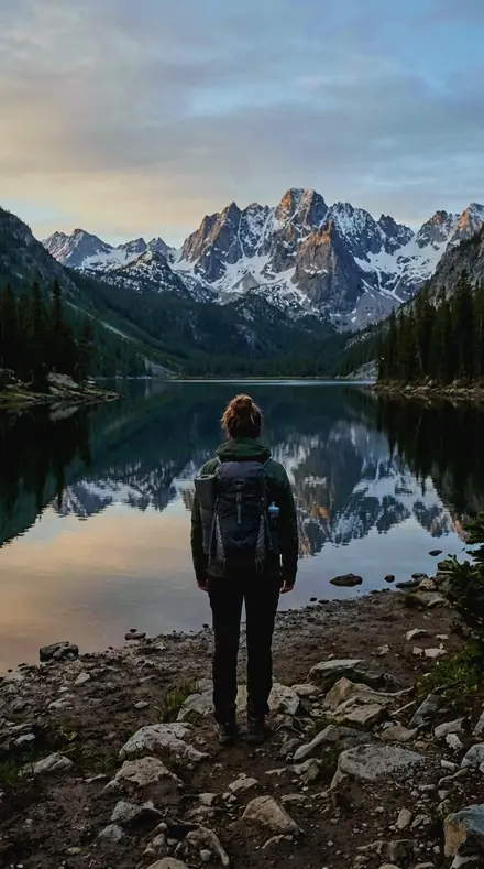 Swell Face applied to Mountain lake