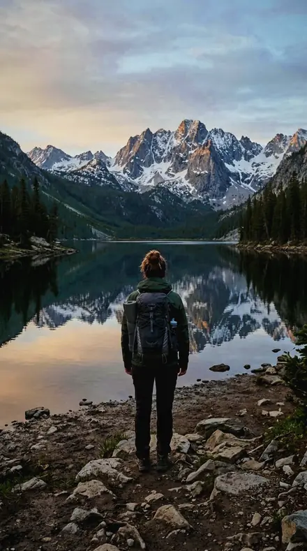 Impact Zone applied to Mountain lake