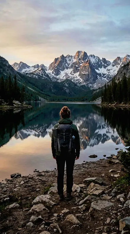Salt Spray applied to Mountain lake