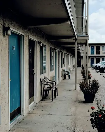 Motel door. With the Japan Film preset applied.