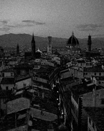 The rooftop hour, kept the way it felt. With the Mono Film preset applied.