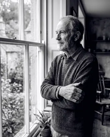 Portrait 001 half len daylight. With the Mono Film preset applied.