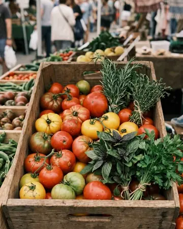 Market produce. Photographed without a preset.
