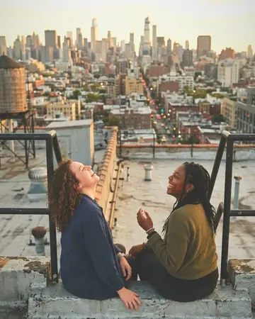 Rooftop golden. With the Pastel Film preset applied.