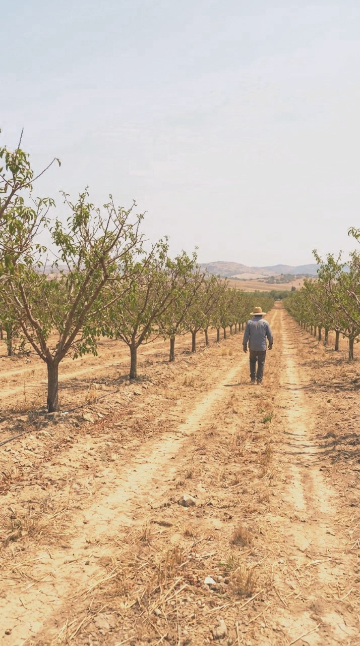 Petalpastel: Orchard light, warm to the last row