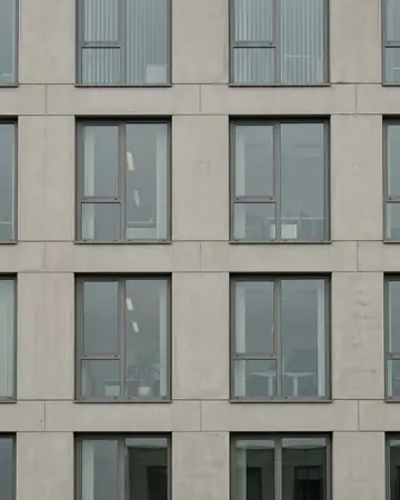 facade grid. Photographed without a preset.