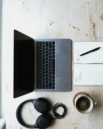 Desk flatlay. With the Steelsheen preset applied.