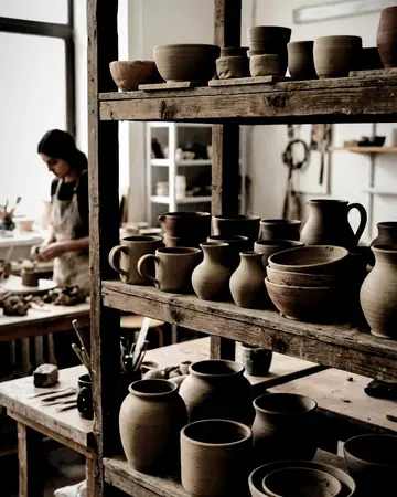 clay pots. With the Subjectbook preset applied.