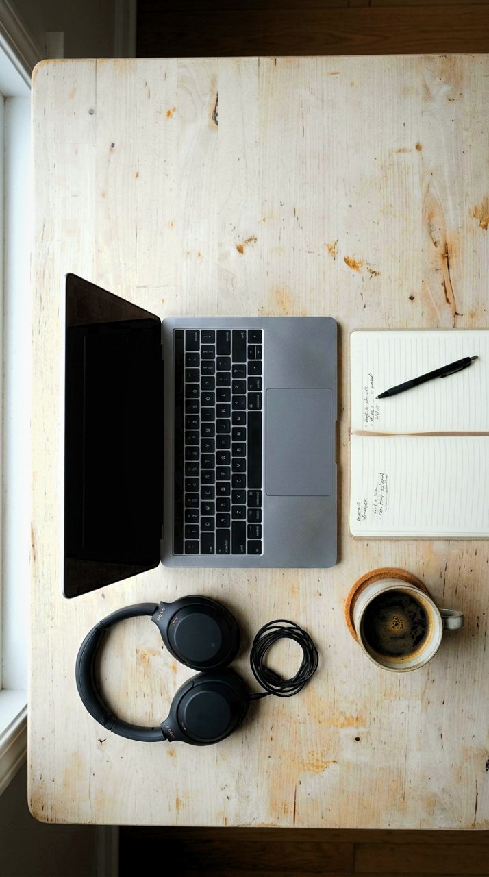 Sweeptable: A desk that suddenly looks like content
