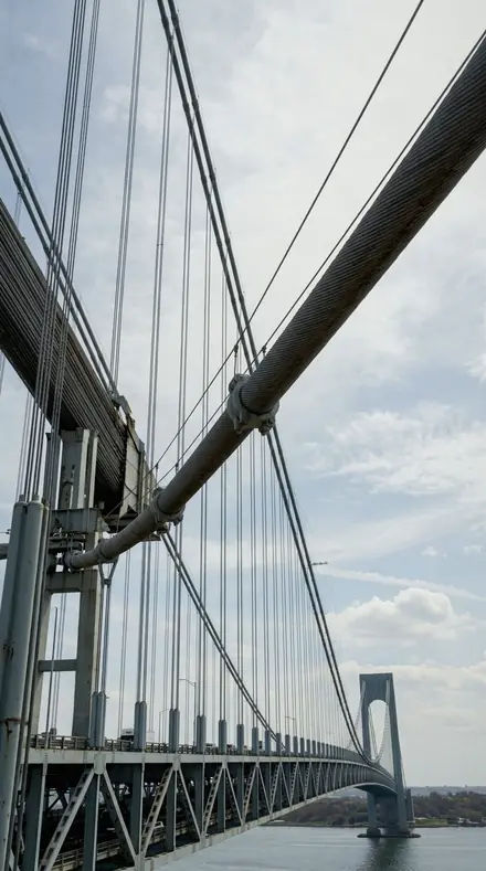 Chrome Bezel applied to Bridge cables