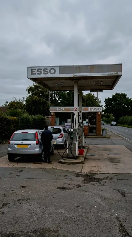Chrome Strip applied to Petrol station