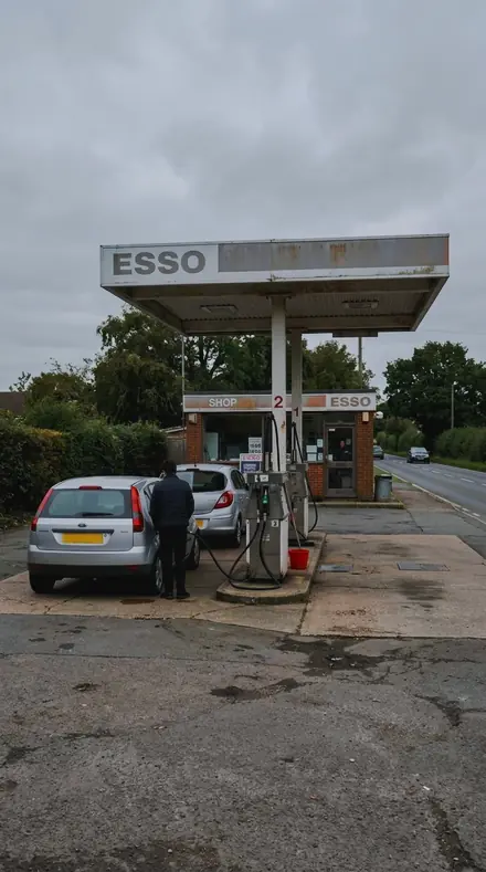 Chrome Bead applied to Petrol station