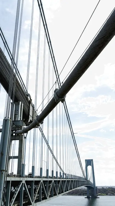Plated Trim applied to Bridge cables