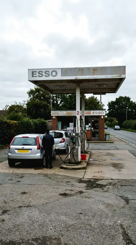 Plated Trim applied to Petrol station