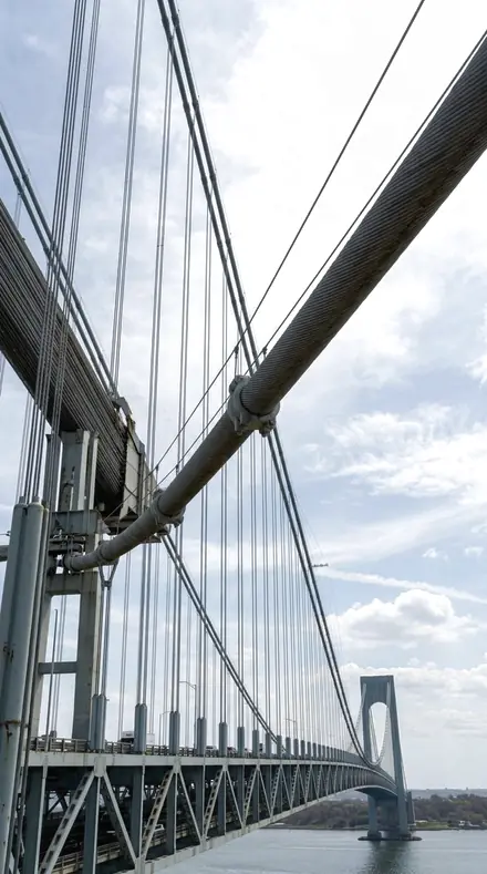 Chrome Rib applied to Bridge cables