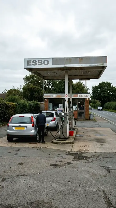Overrider Chrome applied to Petrol station