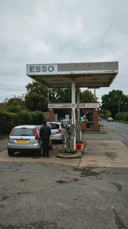 Chrome Fillet applied to Petrol station