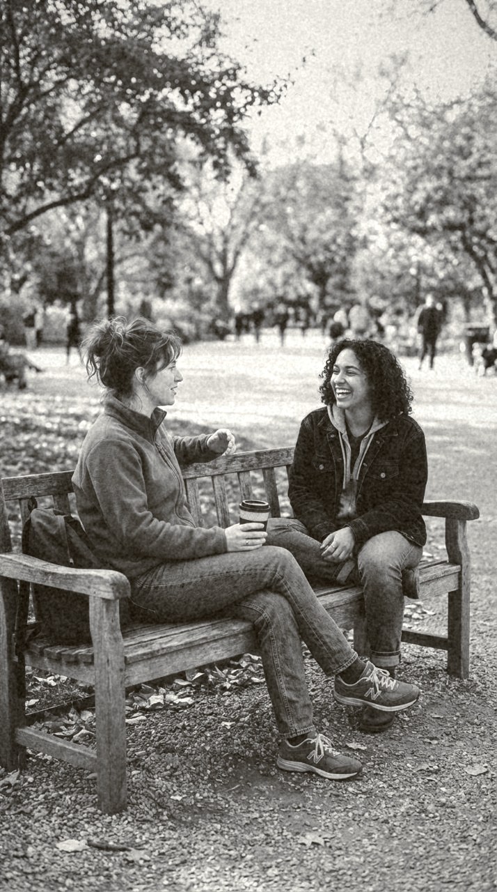 Umberpaper: A bench and your people, suddenly a keeper
