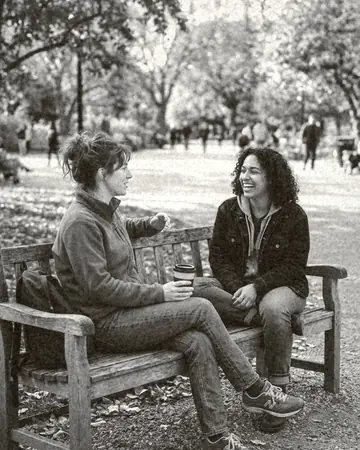 friends bench. With the Umberpaper preset applied.