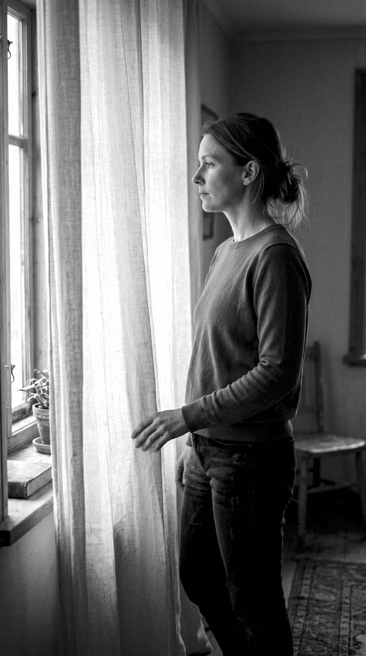 Veiltones: Morning light through the curtain, kept soft