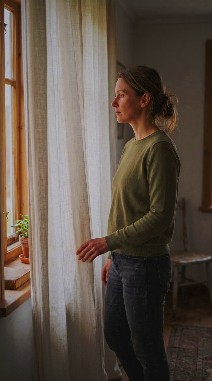 Vitroglass: Morning light through the curtain, kept soft