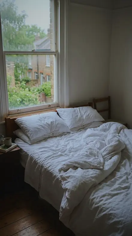 Bed morning. With the Saint Panel preset applied.