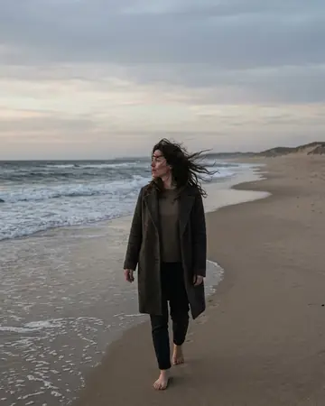 Beach evening. Photographed without a preset.