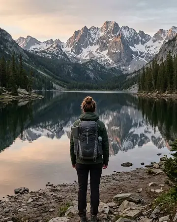 The lake that made you stop walking. Photographed without a preset.