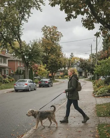 Dog walk. With the Wedding Film preset applied.