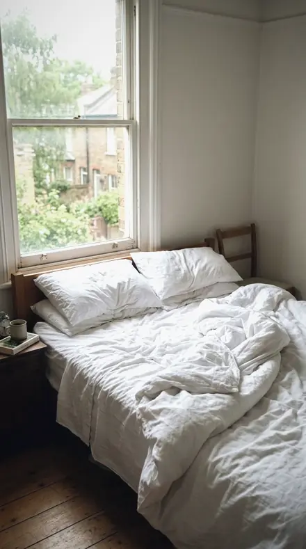 Claw Sheath applied to Bed morning