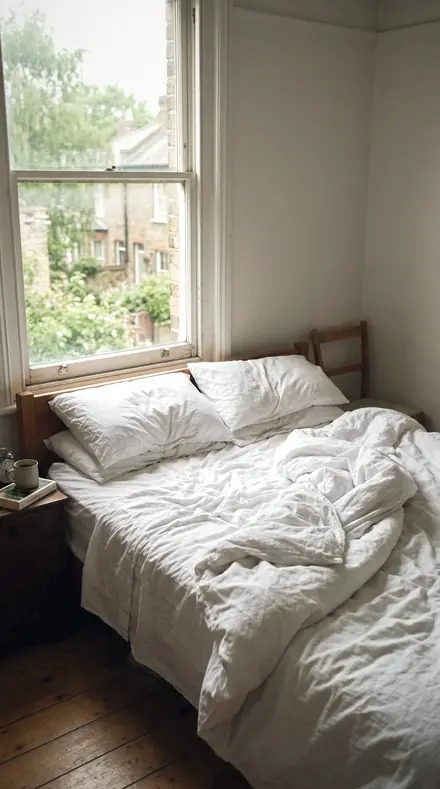 Fur Ruff applied to Bed morning