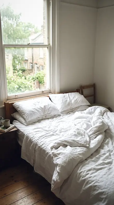 Lead Clip applied to Bed morning