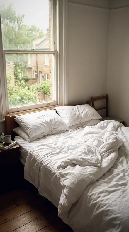 Eye Catch applied to Bed morning
