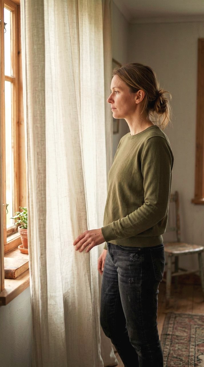 Widebloom: Morning light through the curtain, kept soft