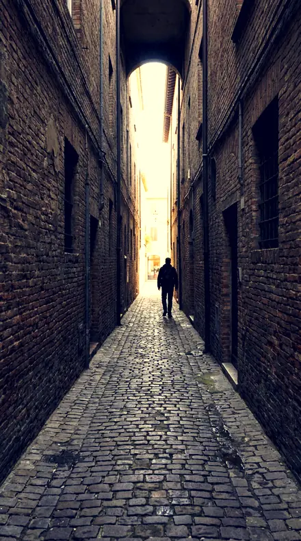 Divided Scale applied to alley lines