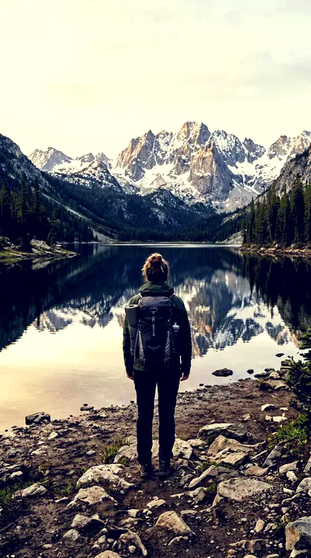 Riven Tone applied to mountain lake