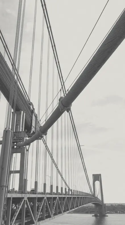 Matte Rag applied to bridge cables