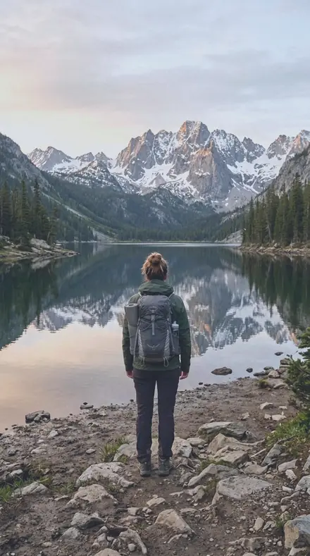 Coast Fog applied to mountain lake