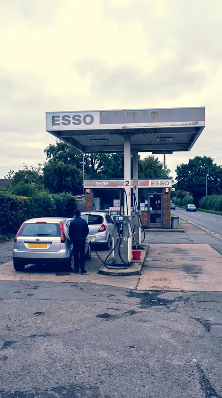 Cyan Floor applied to petrol station
